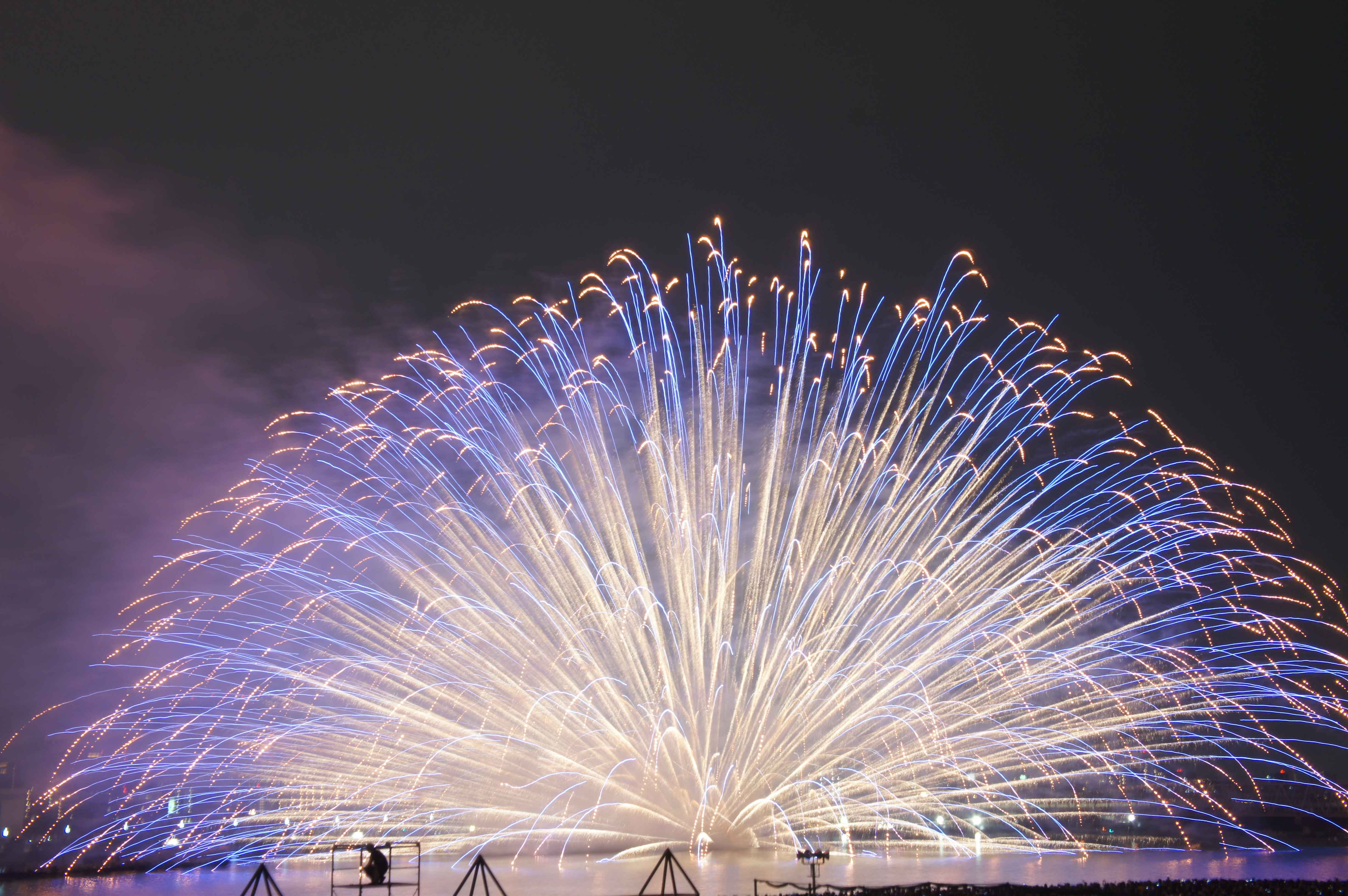 淀川花火大会 レフトスタンド1からの眺め | 大阪SEのメモブログ